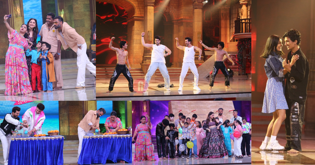 It's 'Garmi Ki Chuttiyaan' on 'Dance Deewane' - Madhuri Dixit and Suniel Shetty reminisce their childhood